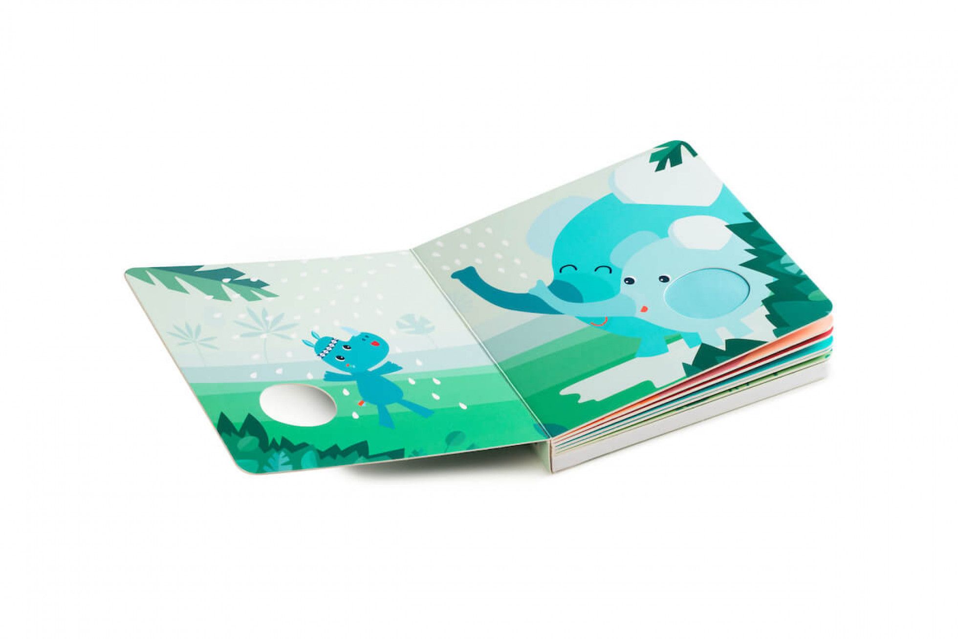 Carte senzoriala cu sunete Jungle Jam - Lilliputiens 2