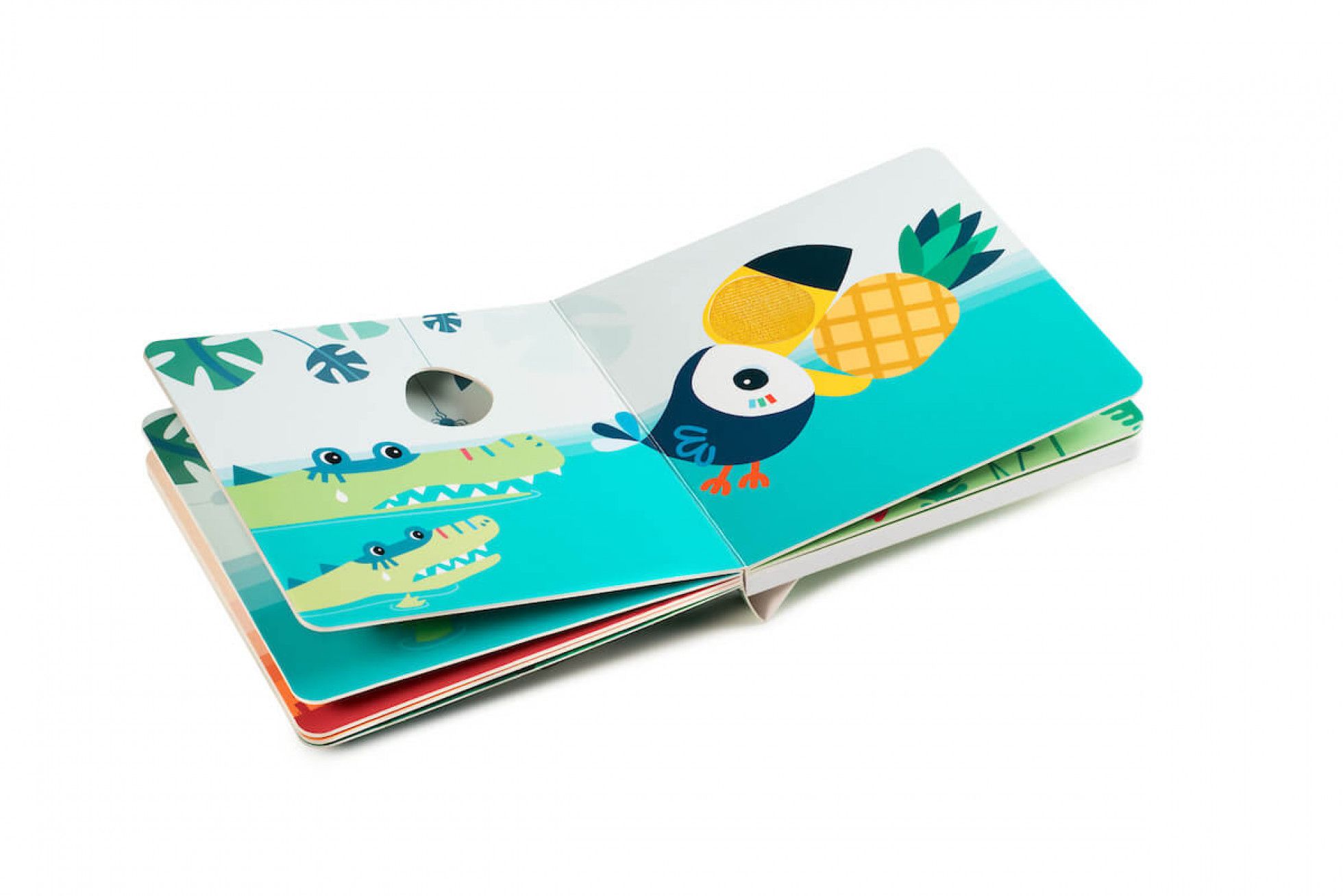 Carte senzoriala cu sunete Jungle Jam - Lilliputiens 4