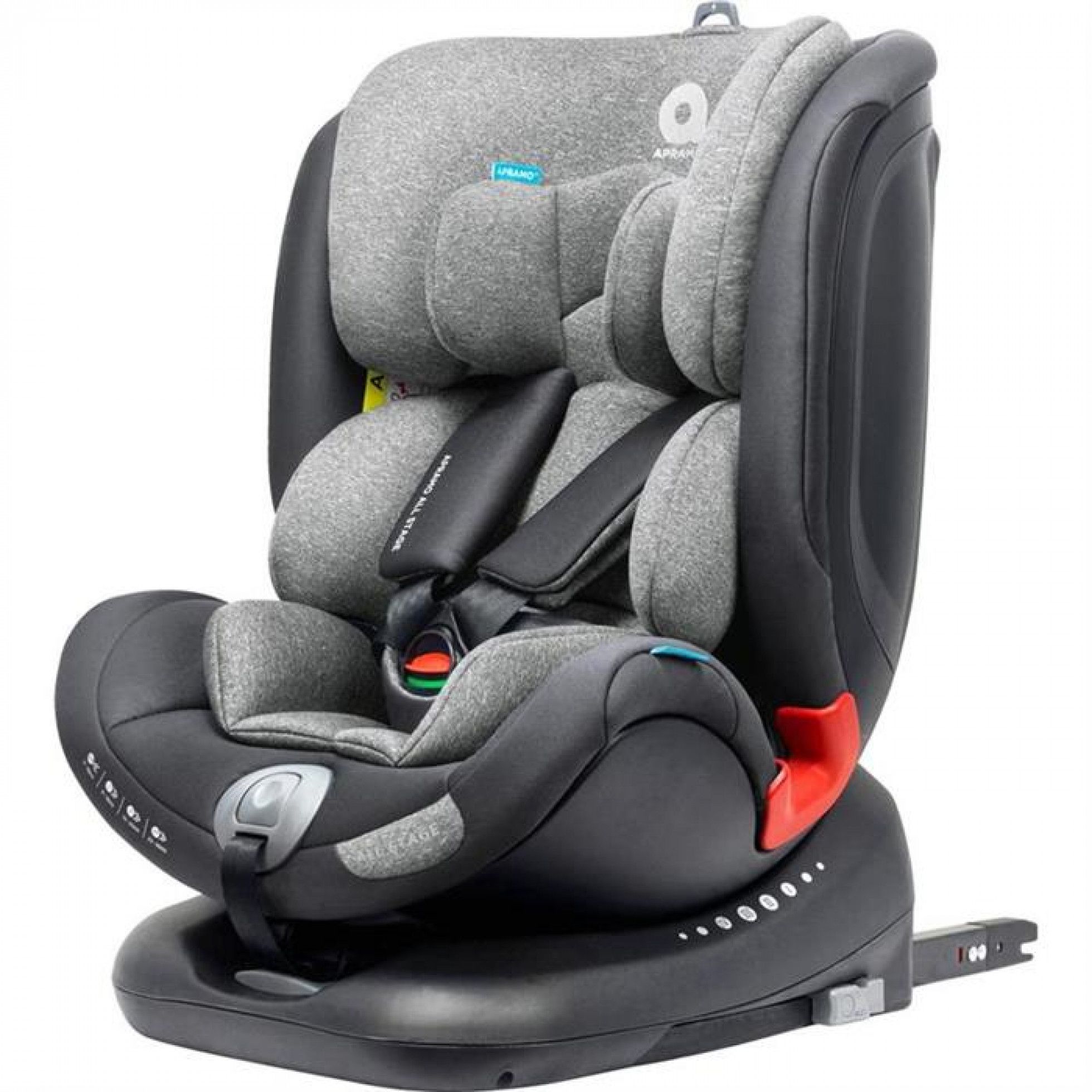 Scaun auto rotativ All Stage Satin Silver, 0-36 kg - Apramo 1