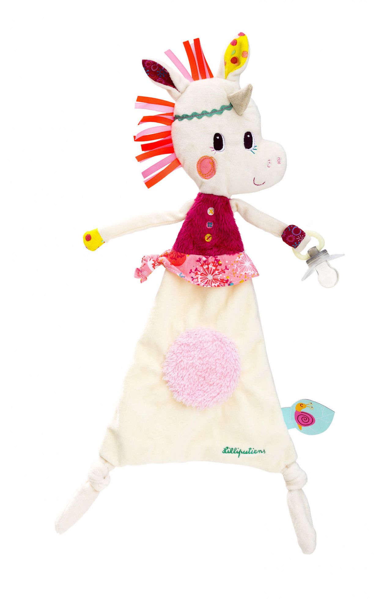 Jucarie doudou unicornul Louise - Lilliputiens 1