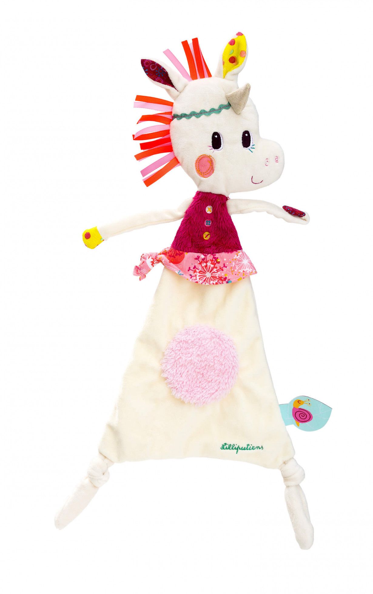 Jucarie doudou unicornul Louise - Lilliputiens 2