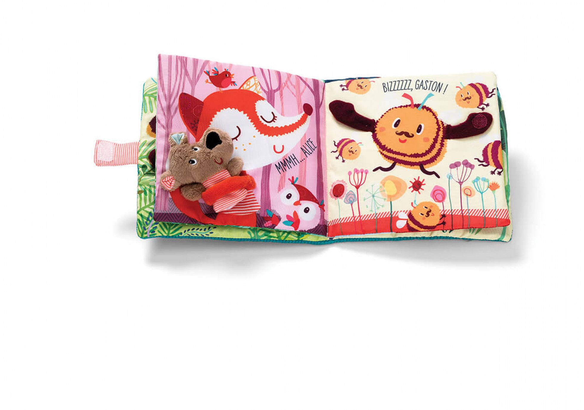 Carte textila "Kiss Cesar" - Lilliputiens 7