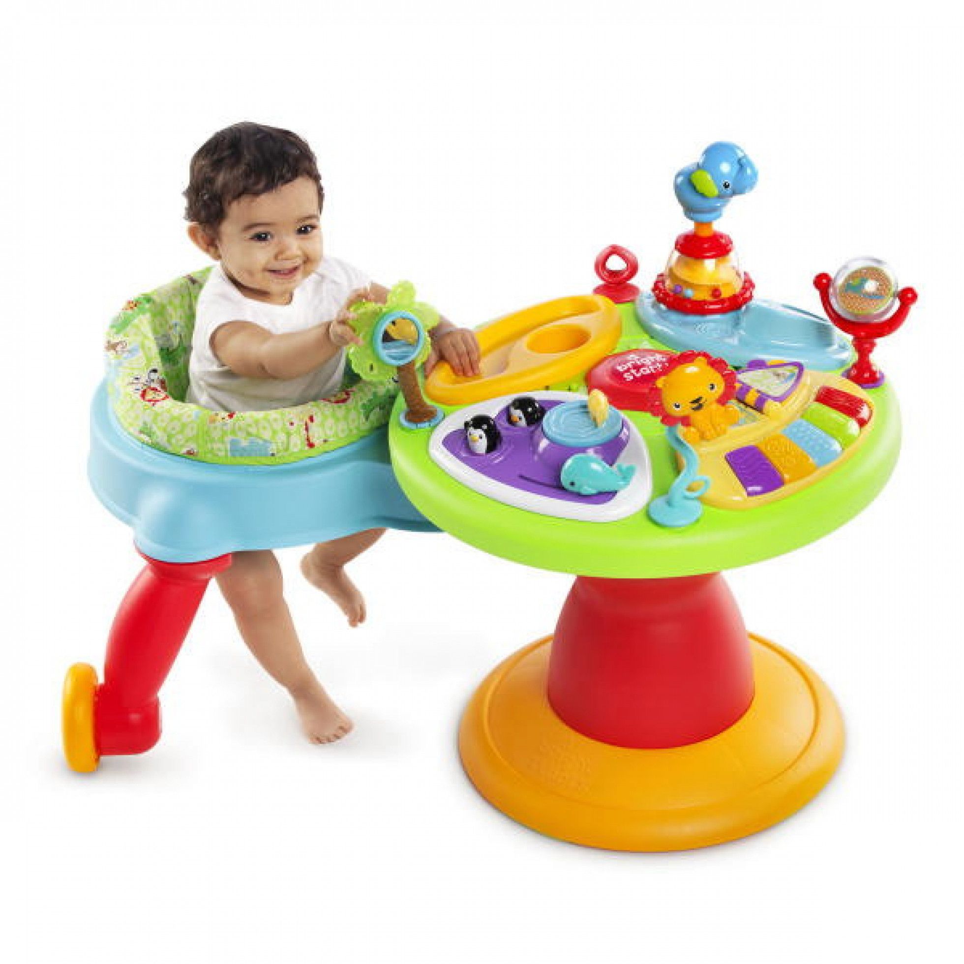 Centru de activitati 3 in 1 Around We Go Zippity Zoo - Bright Starts 2