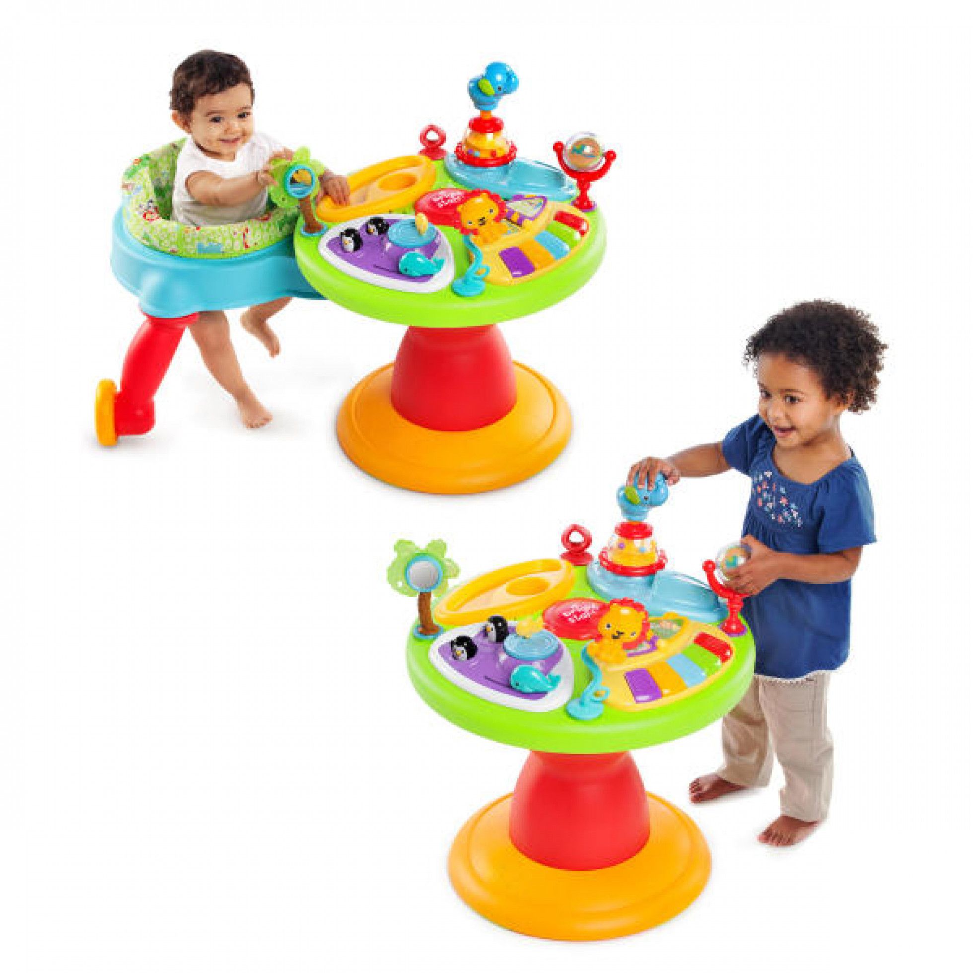 Centru de activitati 3 in 1 Around We Go Zippity Zoo - Bright Starts 3
