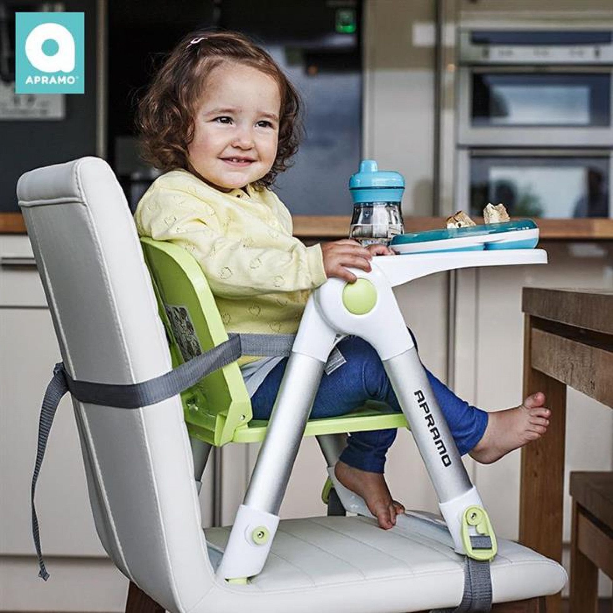 Booster pentru masa pliabil Flippa Lime - Apramo 4