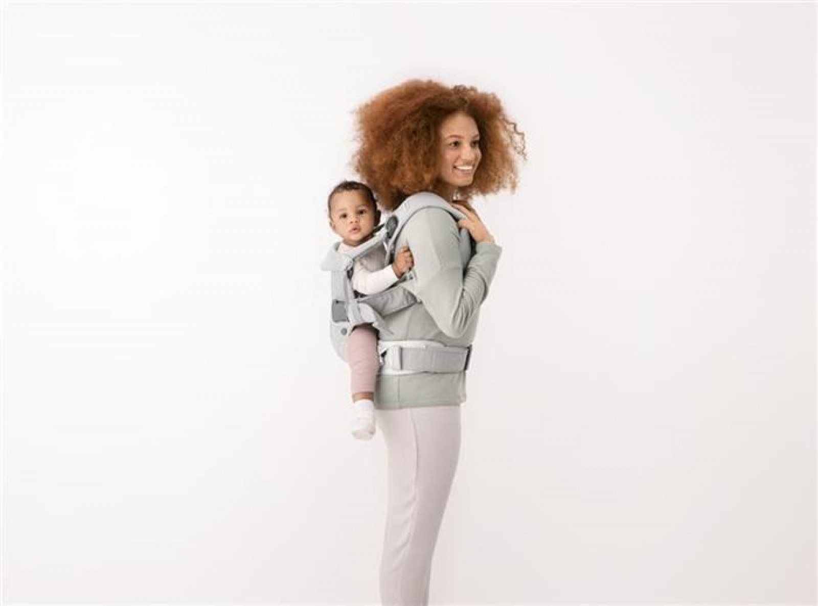 Marsupiu anatomic One Air Silver 3D Mesh - BabyBjorn 5