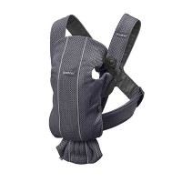 Marsupiu anatomic Mini Anthracite 3D Mesh - BabyBjorn