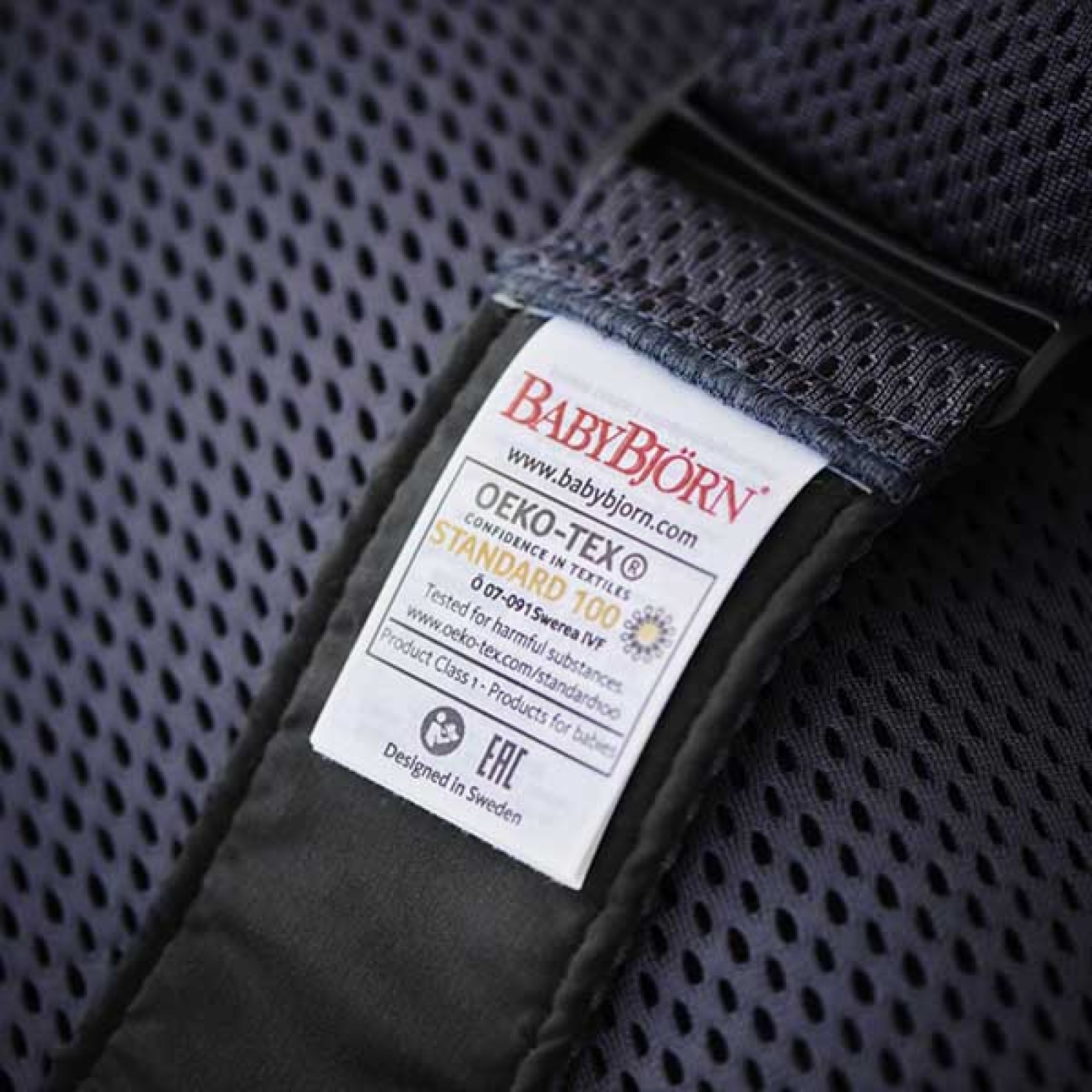 Marsupiu anatomic Mini Anthracite 3D Mesh - BabyBjorn 15