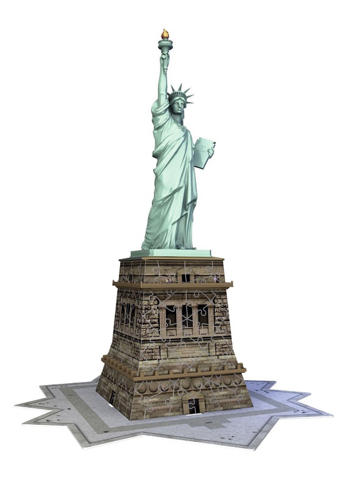 Puzzle 3D Statuia Libertatii cu 108 piese - Ravensburger 3