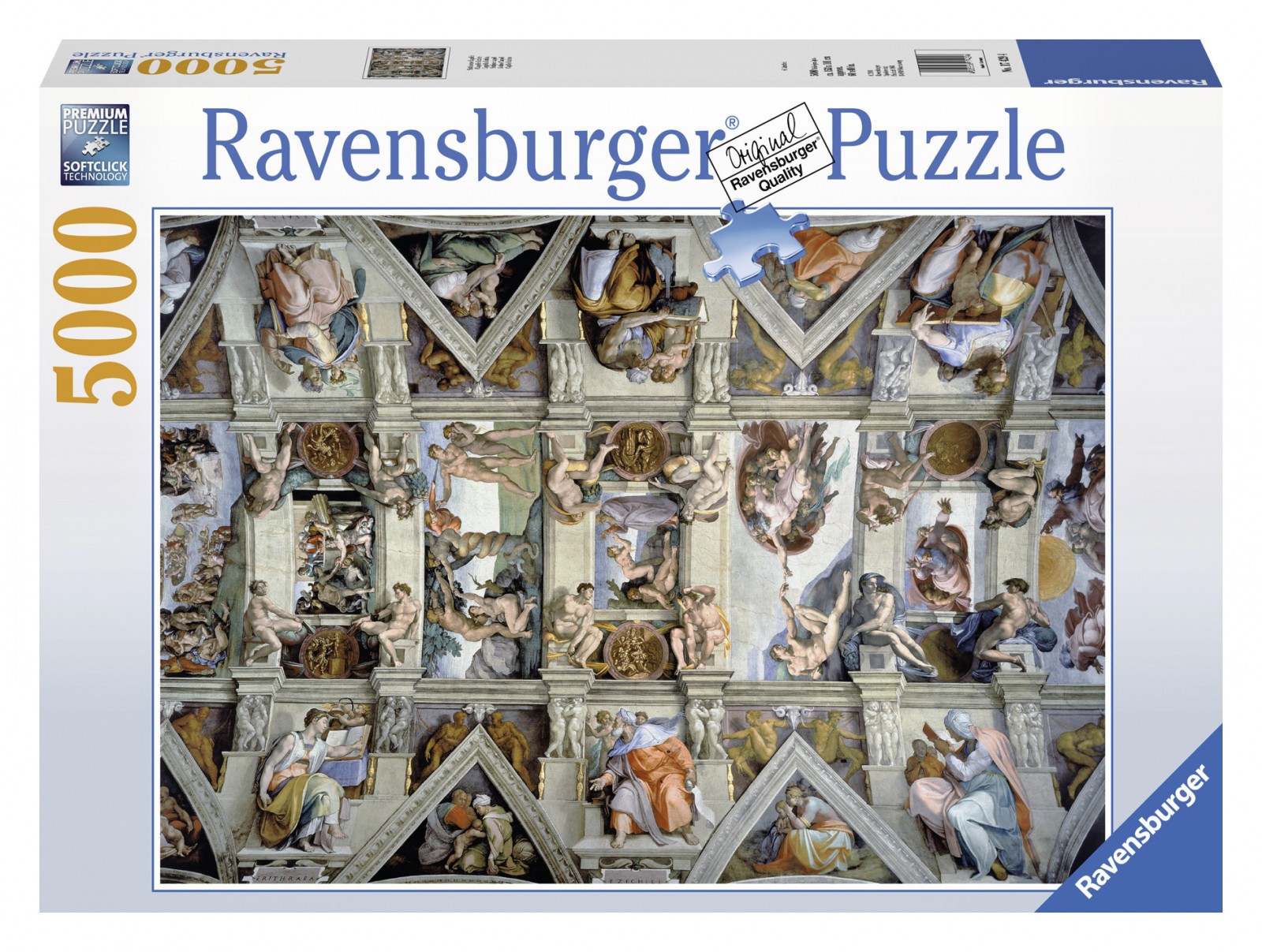 Puzzle Capela Sixtina cu 5000 de piese - Ravensburger 1