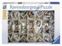 Puzzle Capela Sixtina cu 5000 de piese - Ravensburger