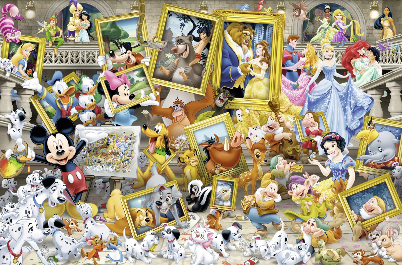 Puzzle Disney Mickey Artistul cu 5000 de piese - Ravensburger 2