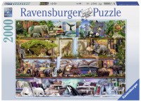 Puzzle Regatul Animalelor 2000 piese - Ravensburger