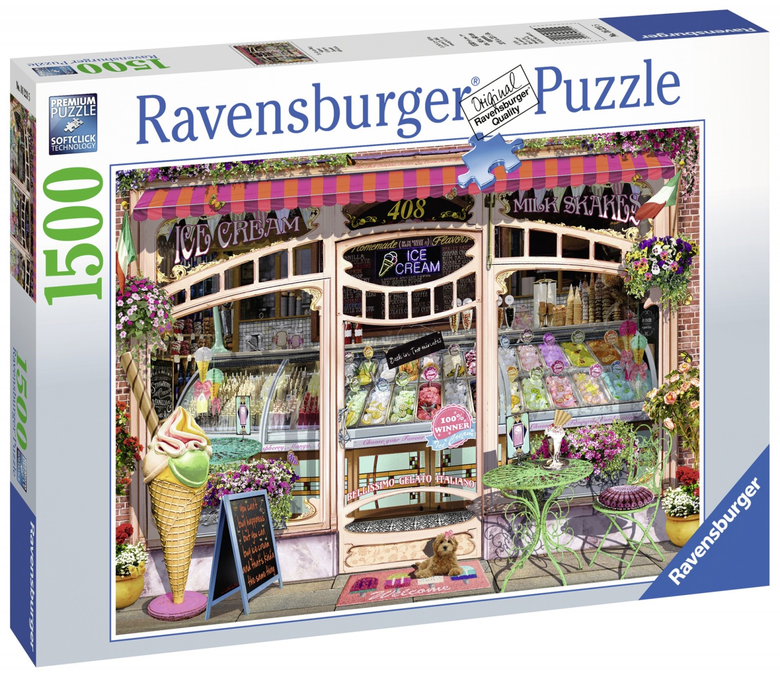 Puzzle Magazin Inghetata, 1500 piese - Ravensburger 1