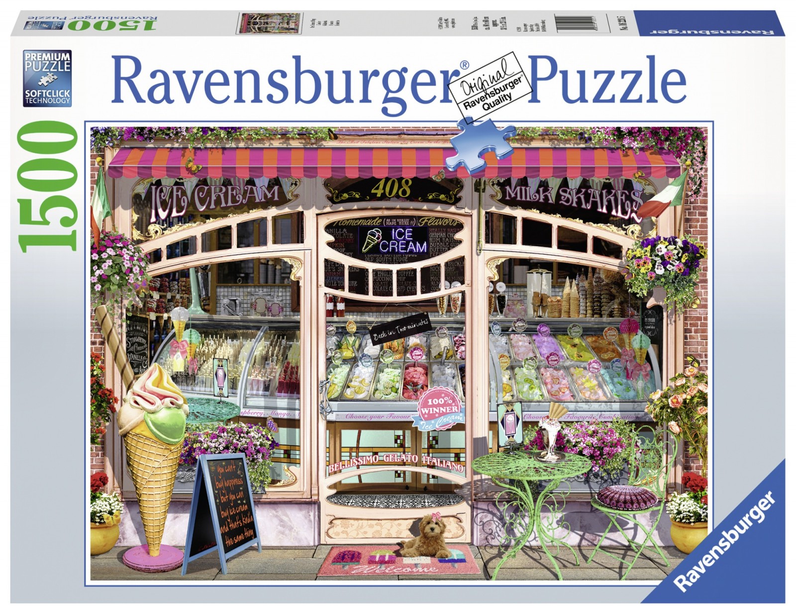 Puzzle Magazin Inghetata, 1500 piese - Ravensburger 2