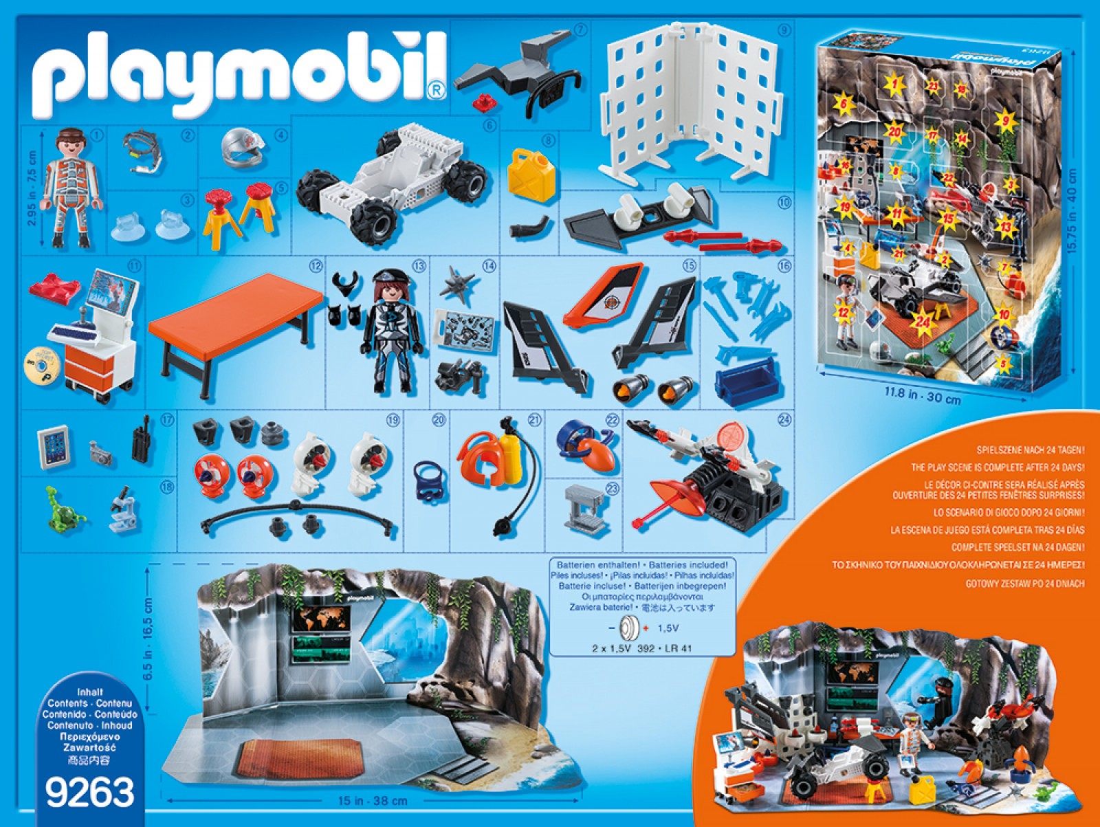 Calendar Craciun Agent Secret - Playmobil 2