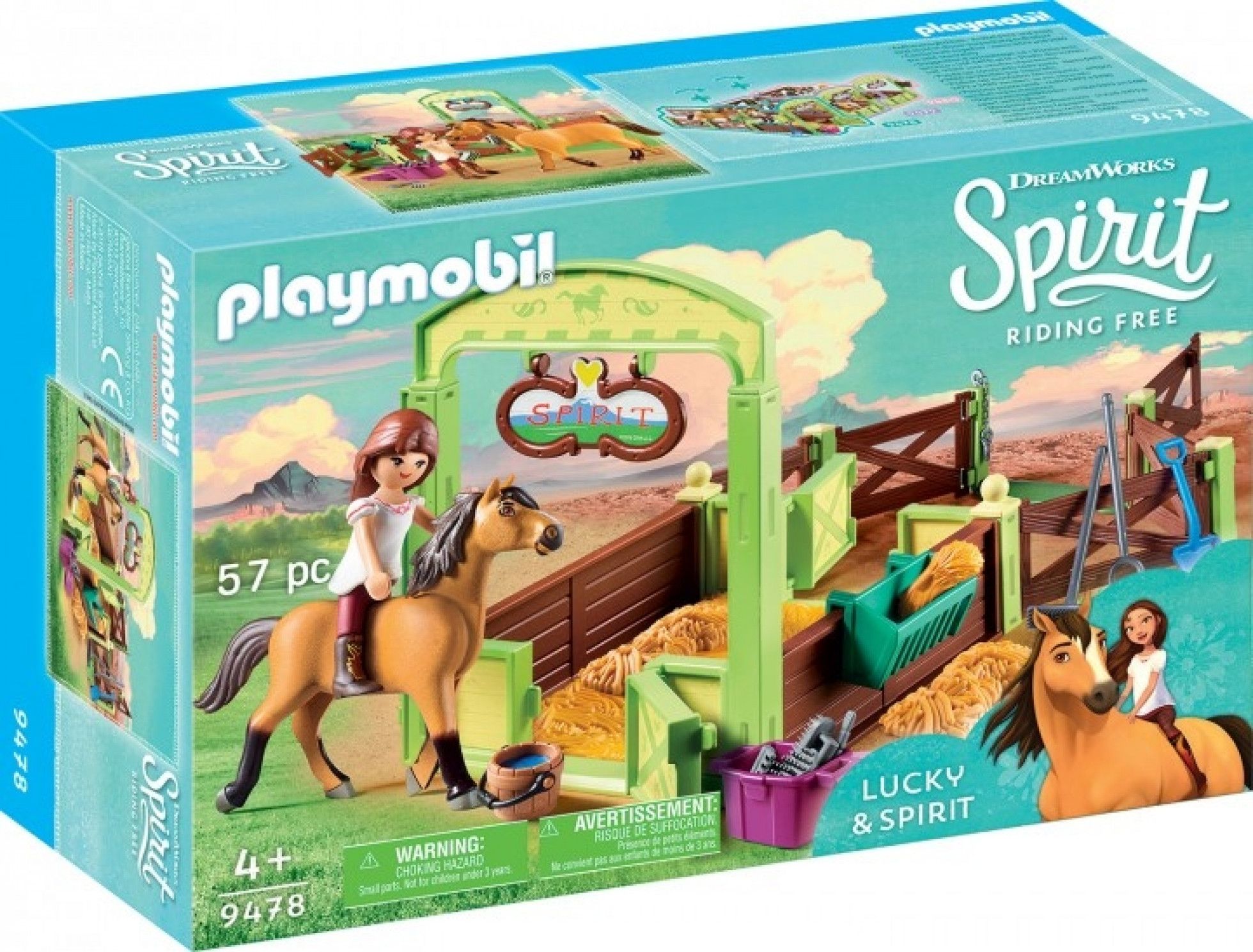 Spatiu Ingrijire Cai Lucky & Spirit - Playmobil 1