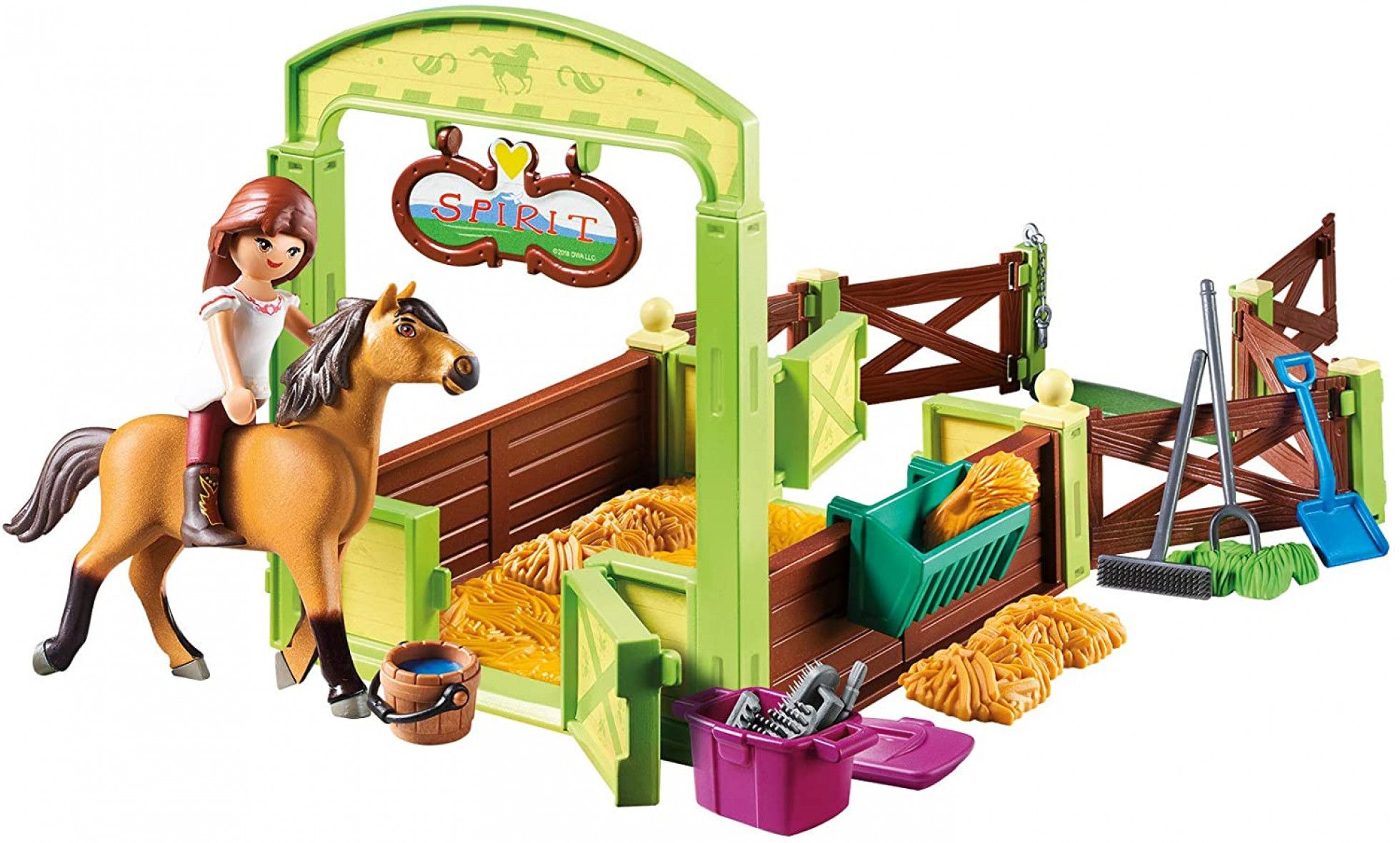 Spatiu Ingrijire Cai Lucky & Spirit - Playmobil 2
