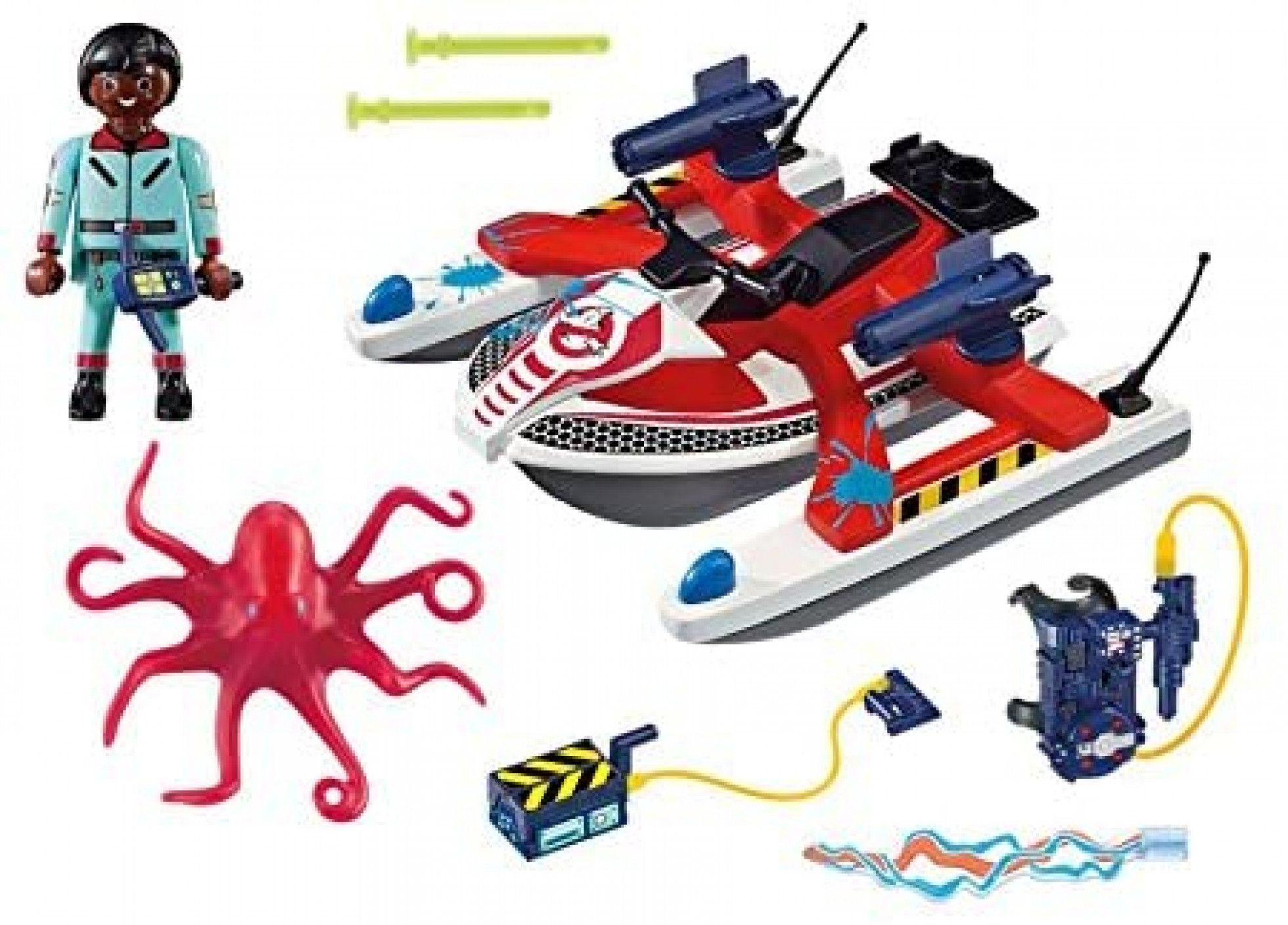 Ghostbuster Zeddemore si Jetski - Playmobil 2