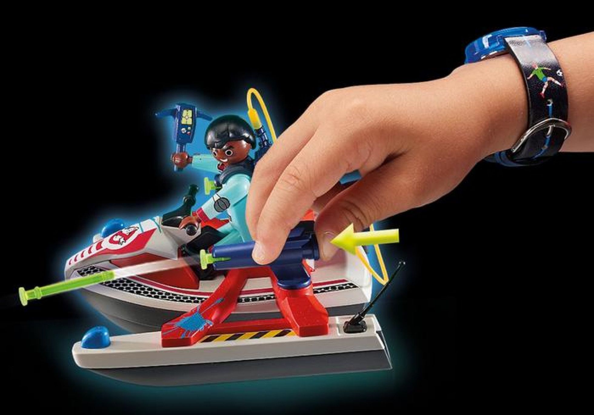 Ghostbuster Zeddemore si Jetski - Playmobil 4