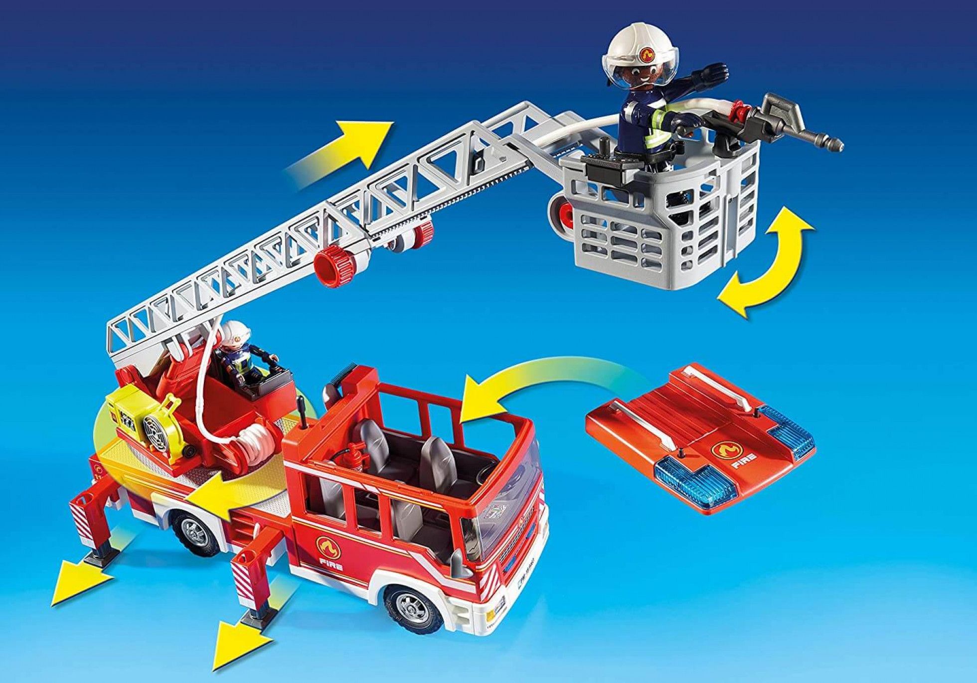 Masina de Pompieri cu Scara - Playmobil 3