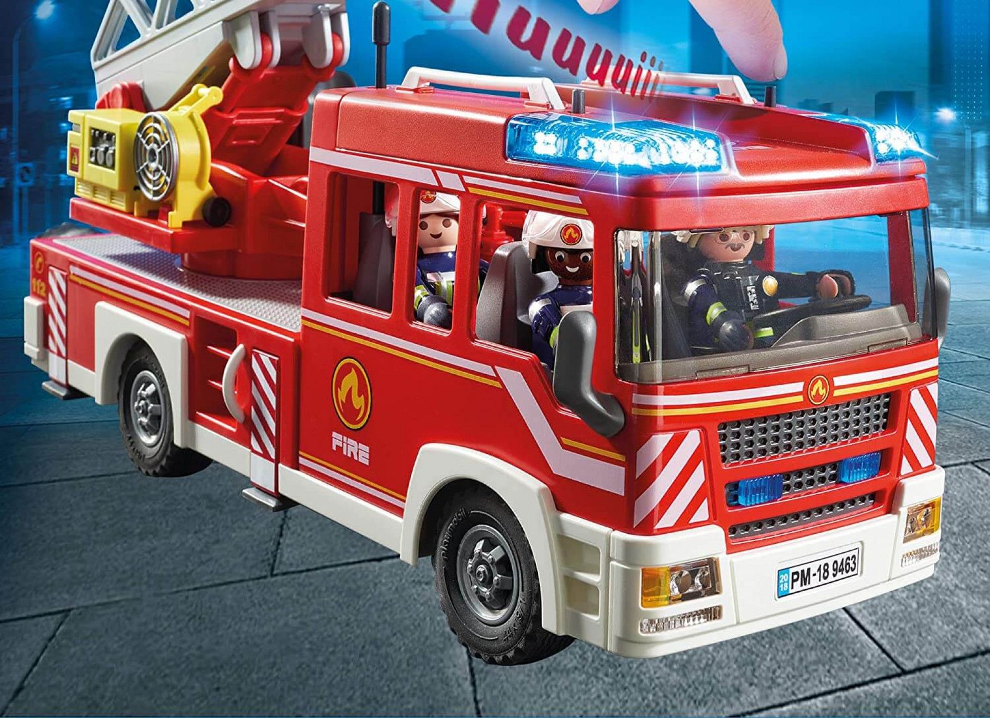 Masina de Pompieri cu Scara - Playmobil 5