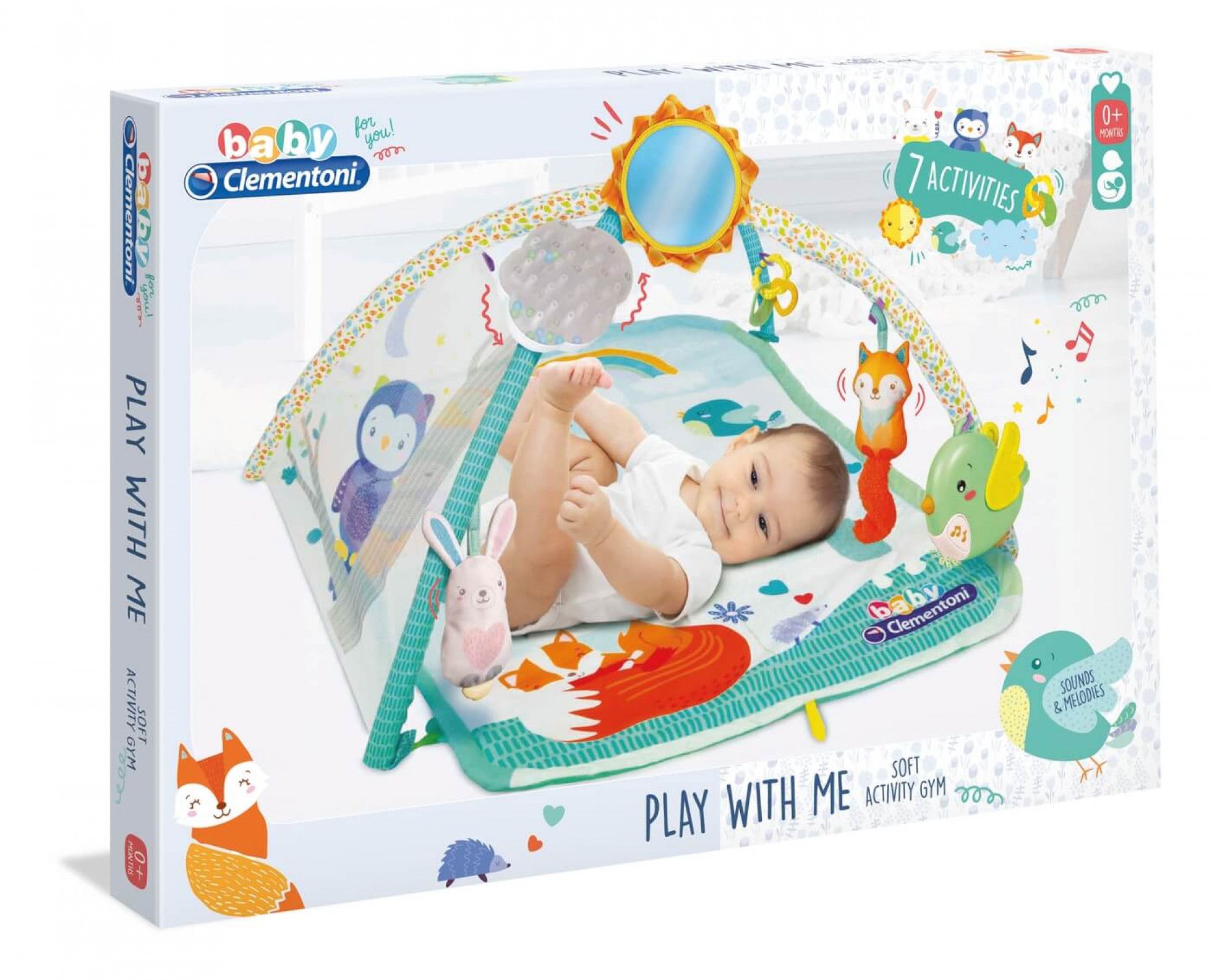 Spatiu de joaca pentru bebelusi Play With Me - Clementoni 1