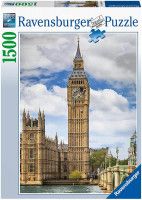 Puzzle Pisica in Big Ben 1500 piese - Ravensburger