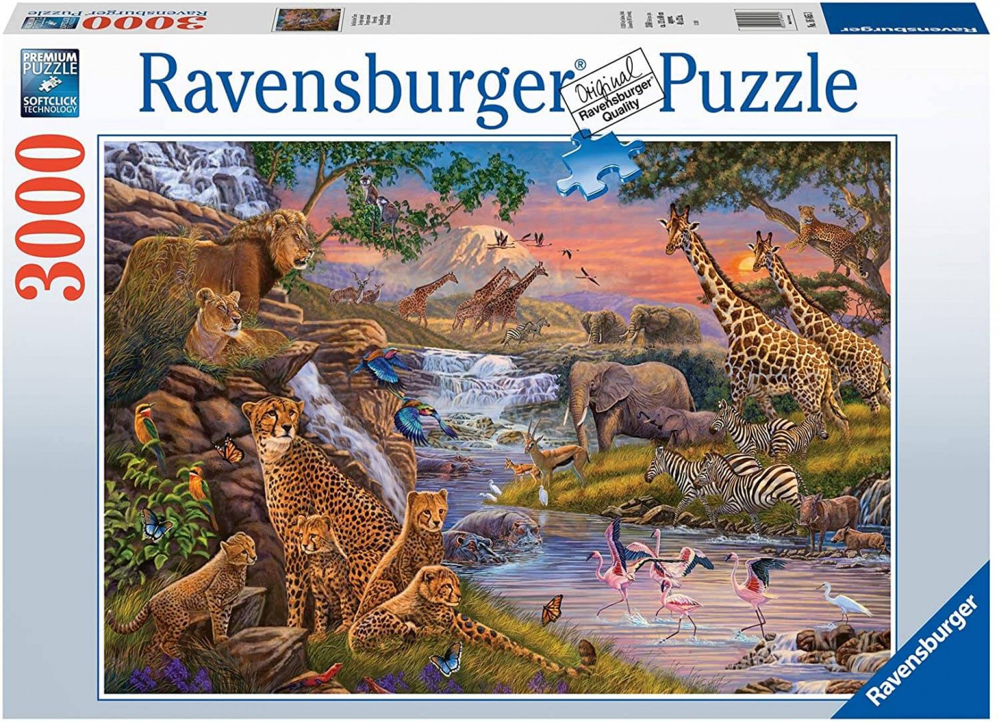Puzzle Regatul Animalelor cu 3000 piese - Ravensburger 1