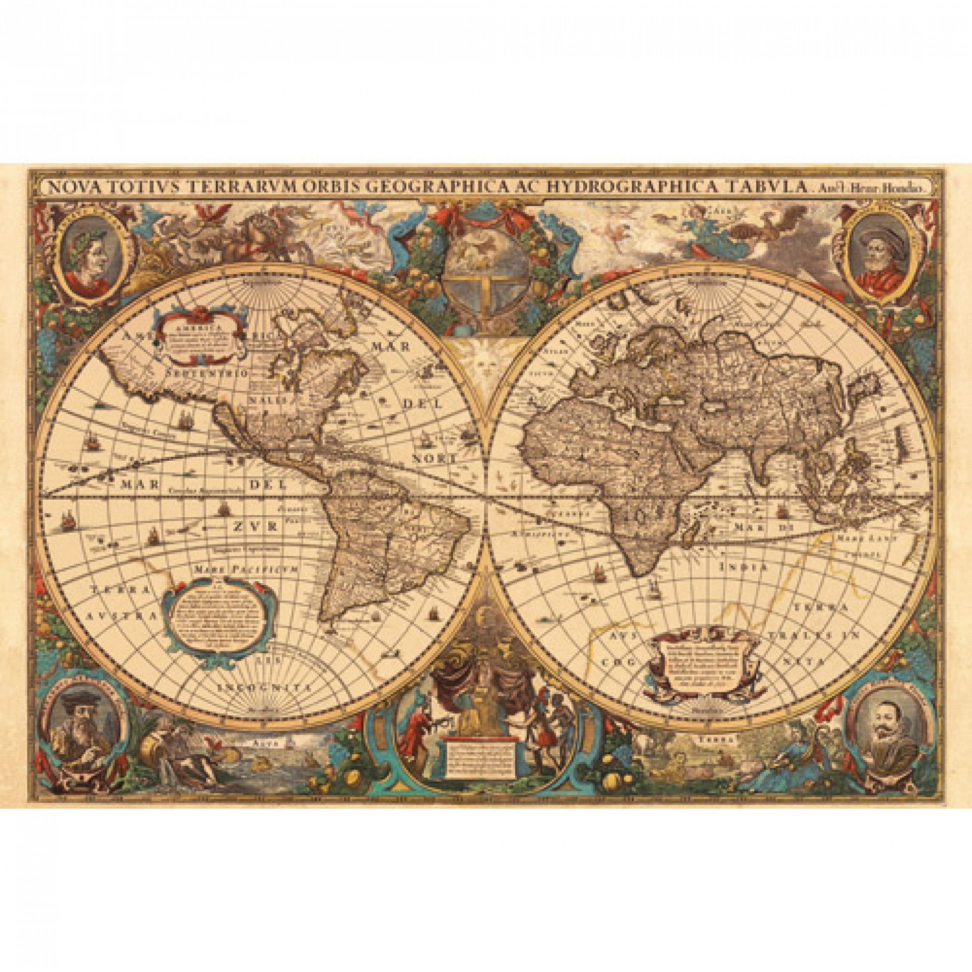 Puzzle Harta Antica a Lumii cu 5000 de piese - Ravensburger 2