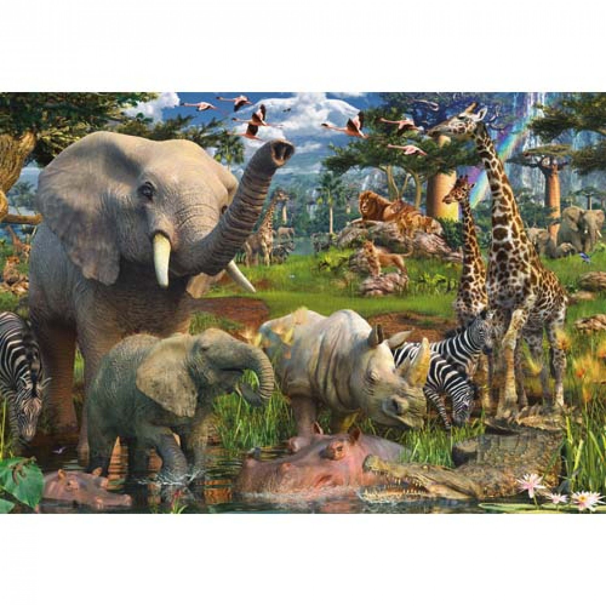 Puzzle Animale in Salbaticie cu 18000 de piese - Ravensburger 3