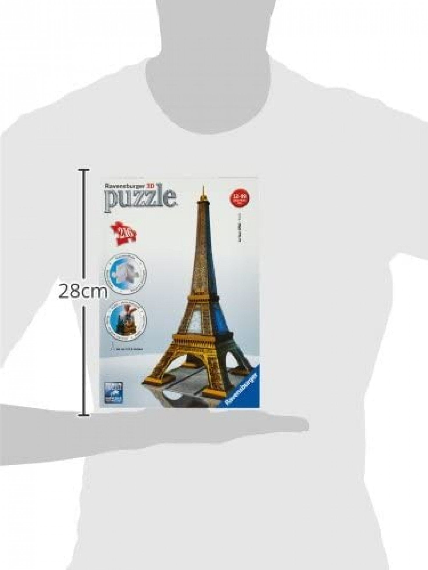Puzzle 3D Turnul Eiffel cu 216 piese - Ravensburger 8