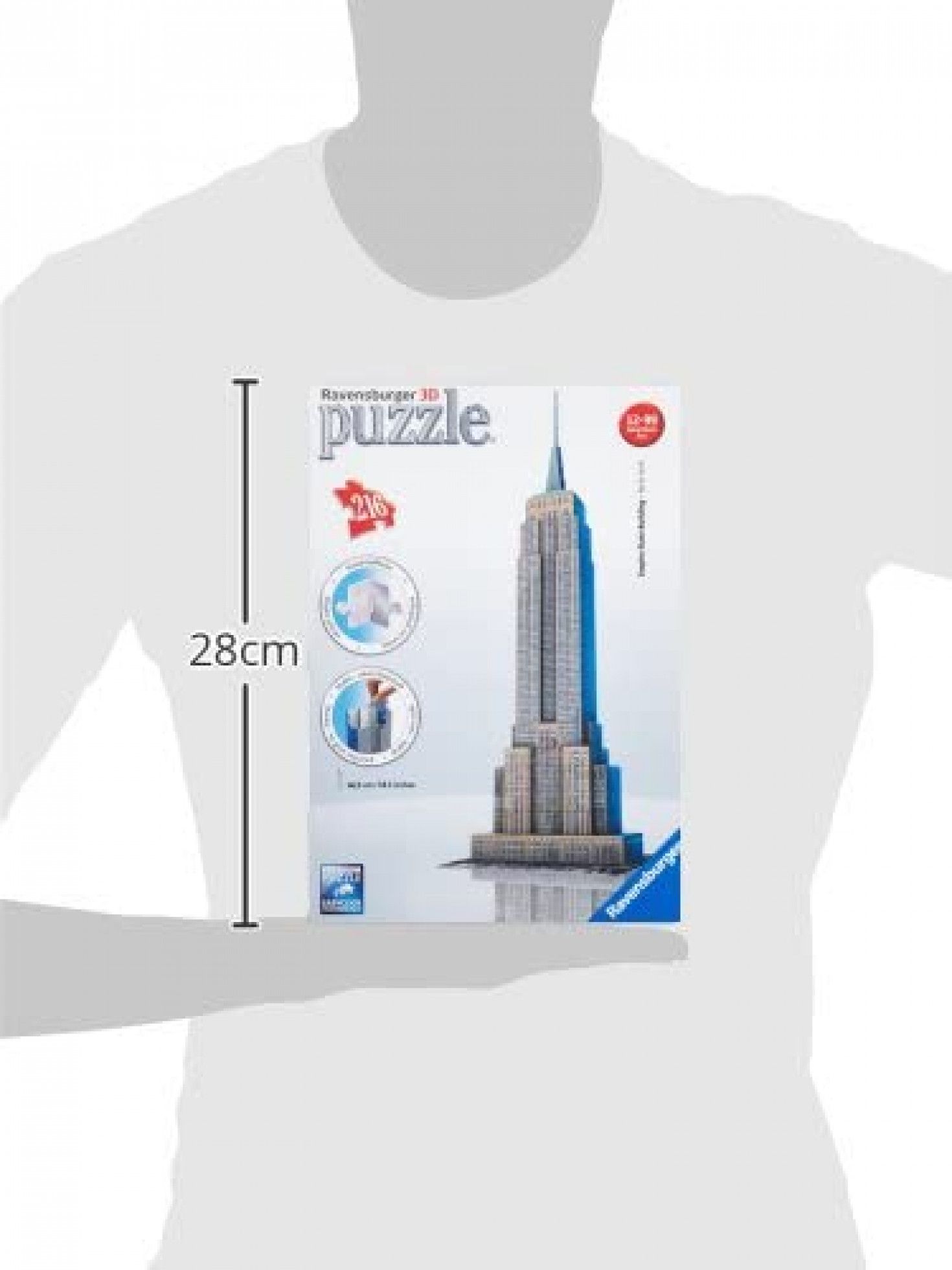 Puzzle 3D Empire State Building cu 216 piese - Ravensburger 6