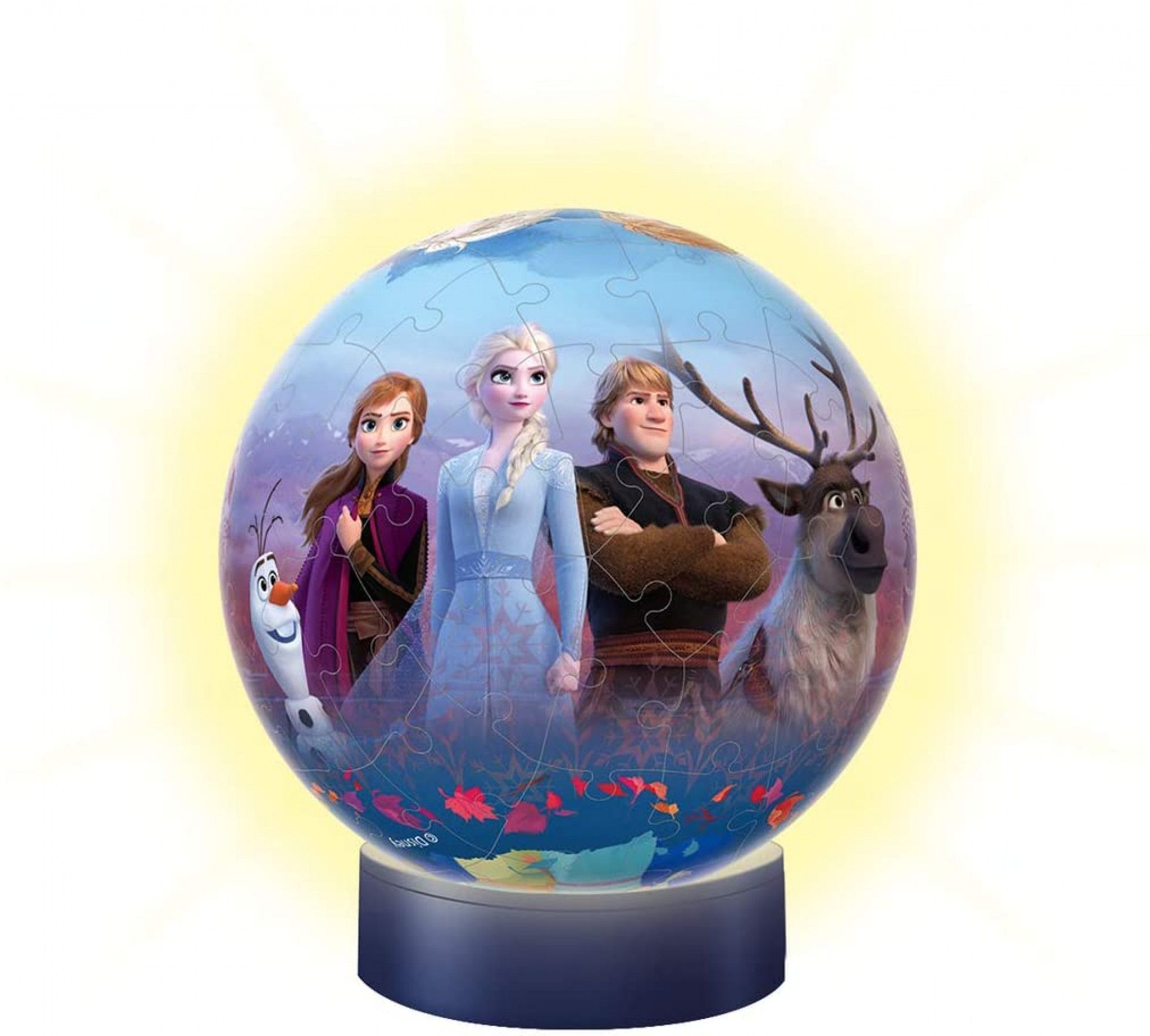 Puzzle 3D Luminos Frozen II cu 72 piese - Ravensburger 2