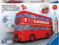 Puzzle 3D Autobuz Londra cu 216 piese - Ravensburger