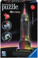 Puzzle Luminos 3D Empire State Building cu 216 piese - Ravensburger
