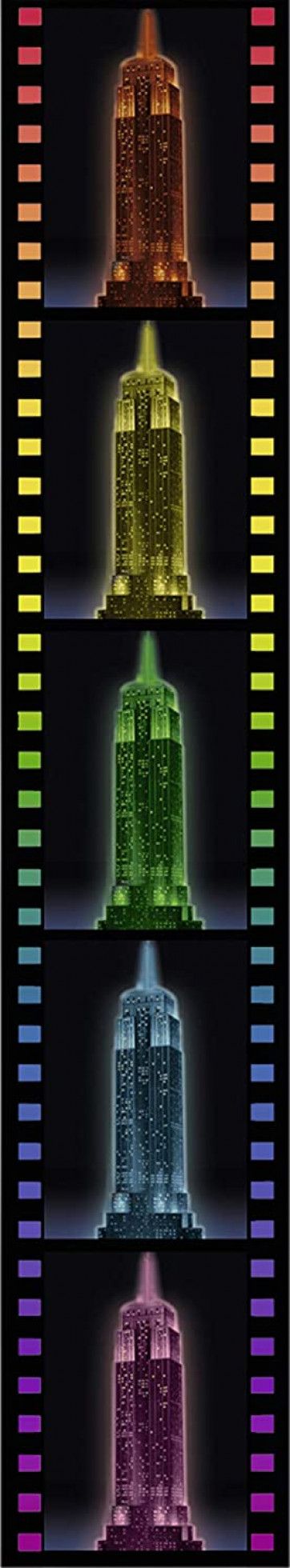 Puzzle Luminos 3D Empire State Building cu 216 piese - Ravensburger 8