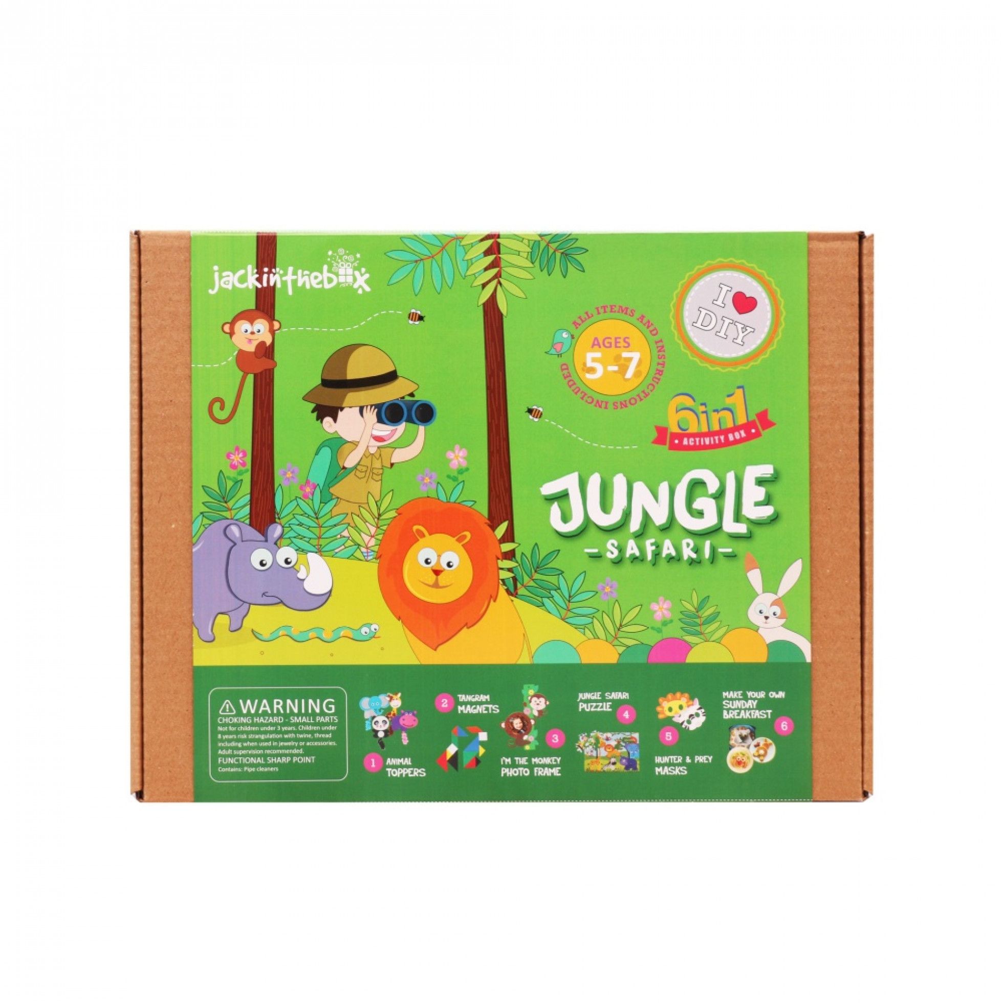 Kit de creatie 6-in-1 Jungle Safari - Jack In The Box 1