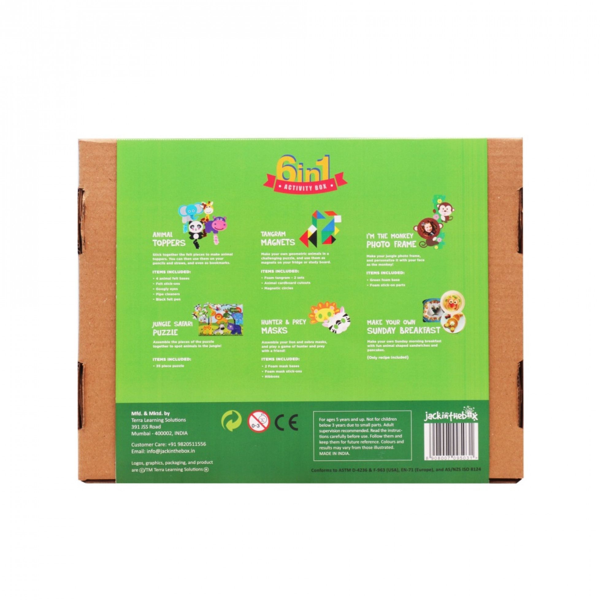 Kit de creatie 6-in-1 Jungle Safari - Jack In The Box 2