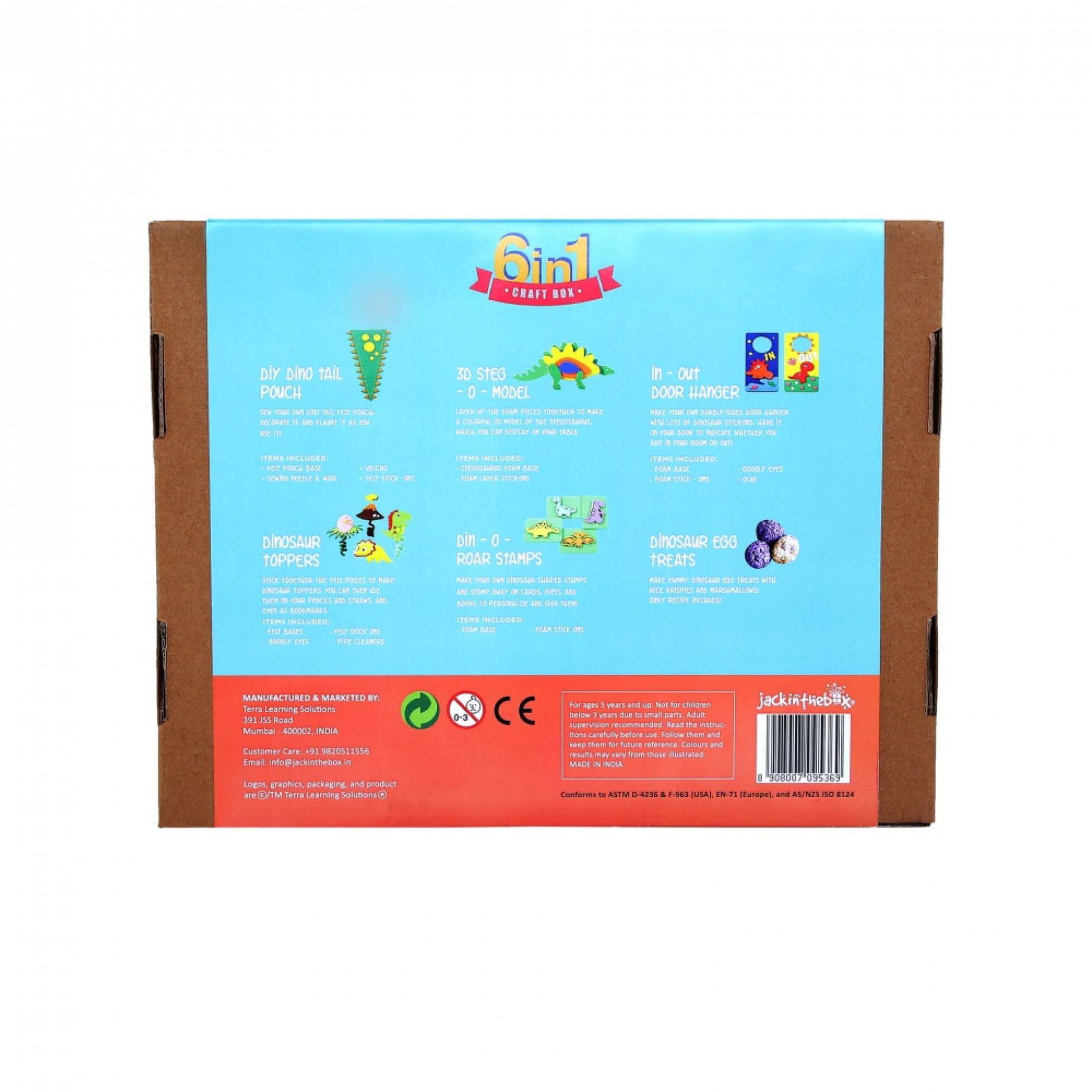 Kit de creatie 6-in-1 Discovering Dinosaurs - Jack In The Box 2
