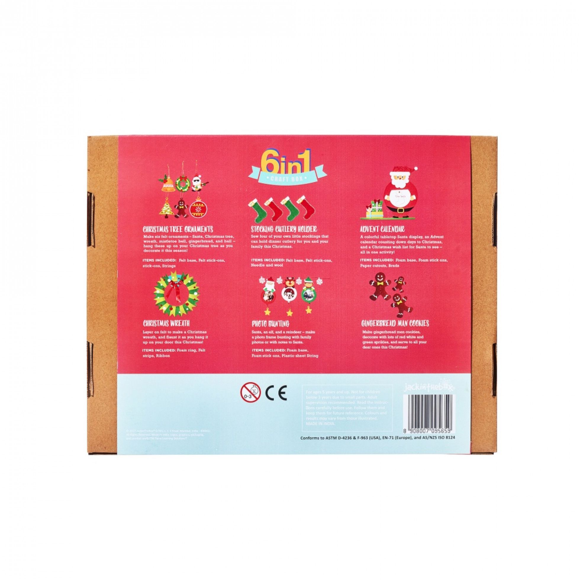 Kit de creatie 6-in-1 Merry Christmas - Jack In The Box 2