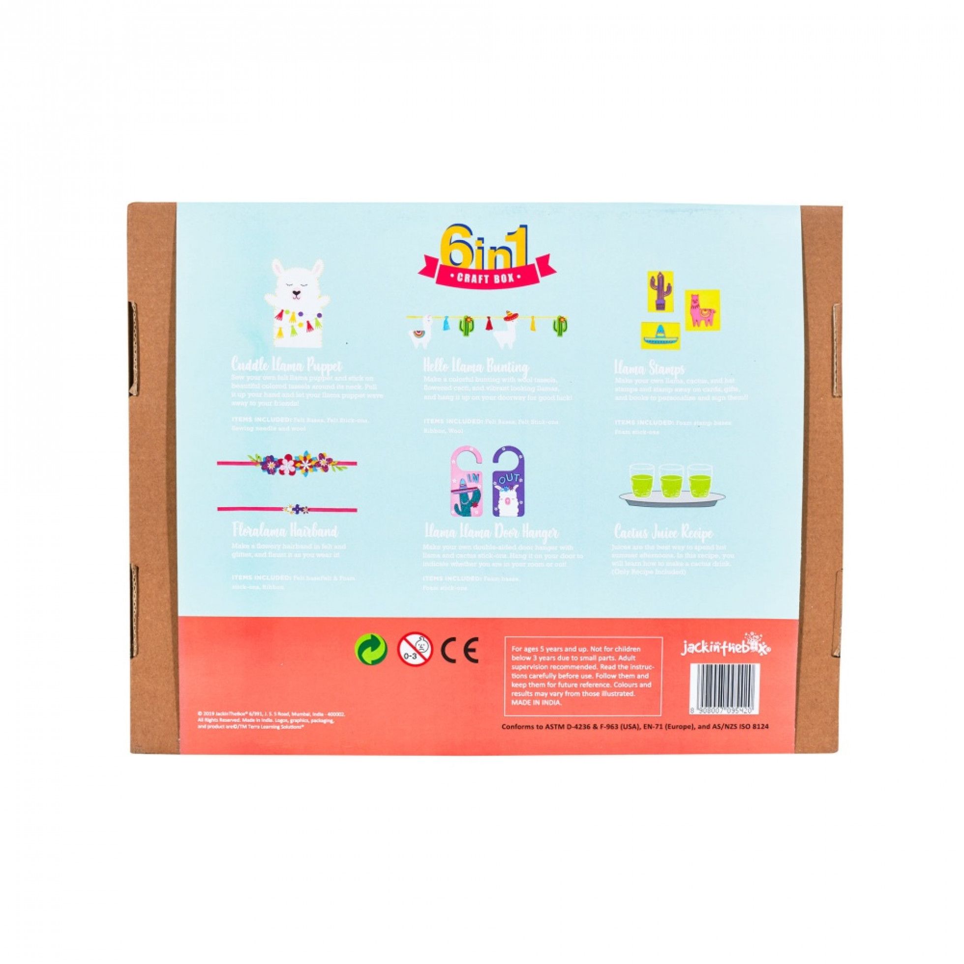 Kit de creatie 6-in-1 Hello Llama - Jack In The Box 2