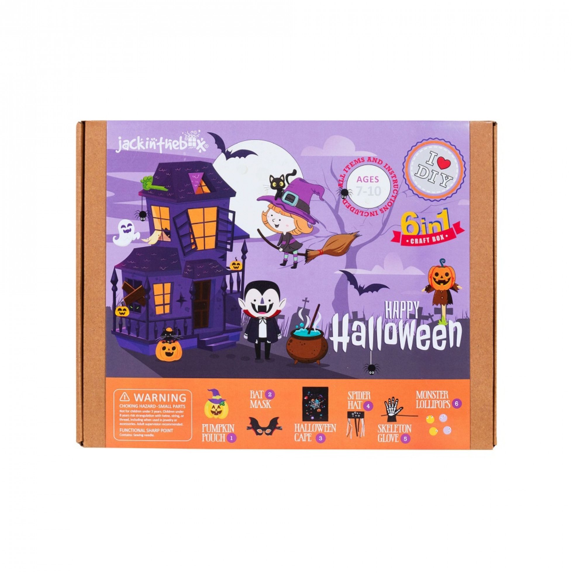 Kit de creatie 6in1 Happy Halloween - Jack In The Box 1