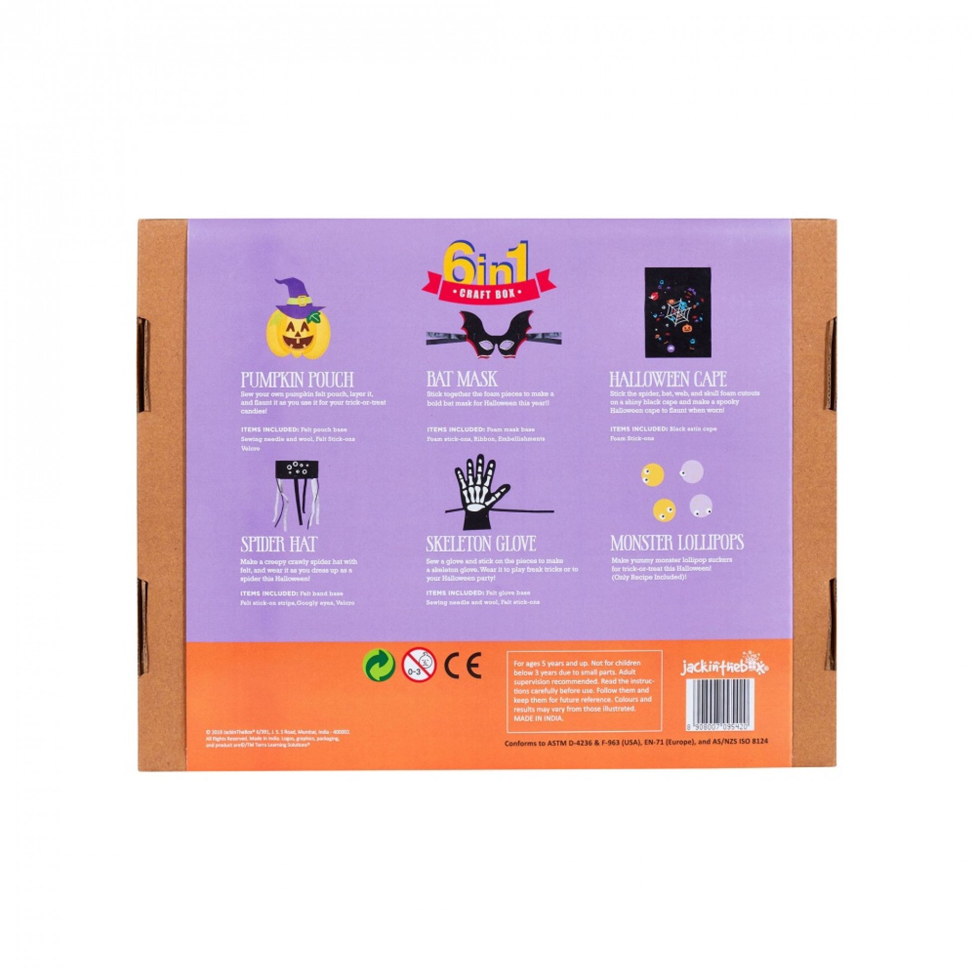 Kit de creatie 6in1 Happy Halloween - Jack In The Box 2