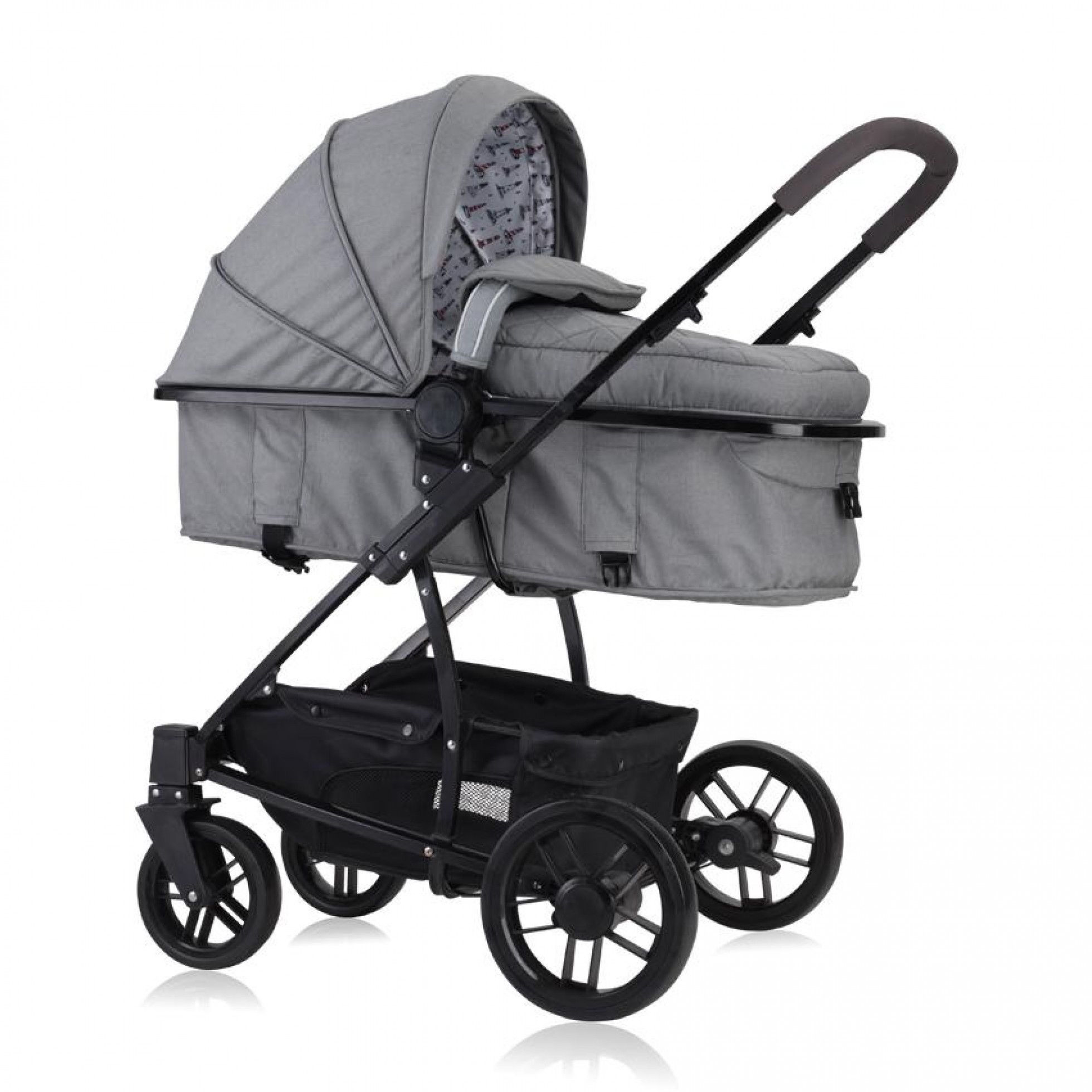 Carucior set 3 in 1 S500 Dark Grey - Lorelli 2