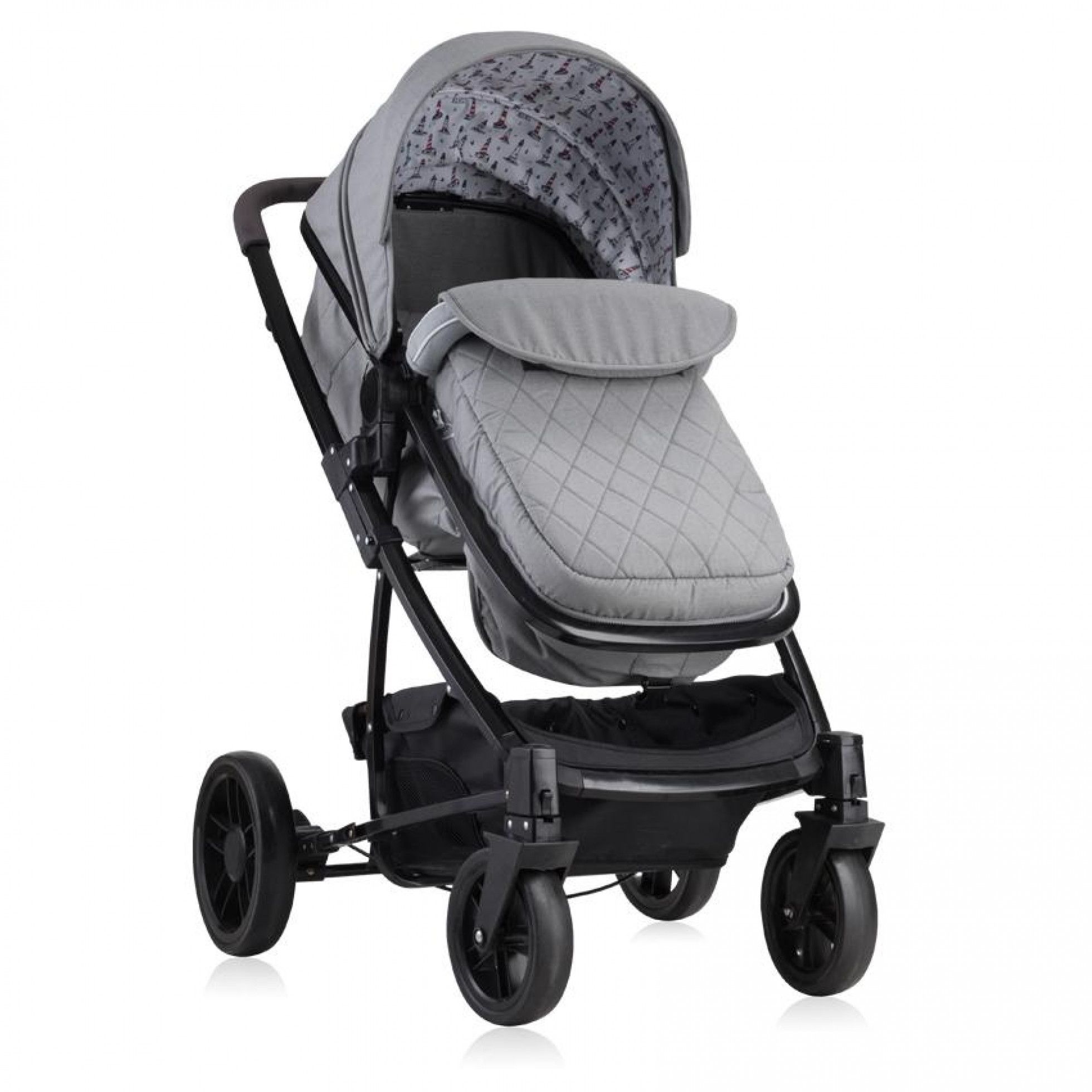 Carucior set 3 in 1 S500 Dark Grey - Lorelli 6