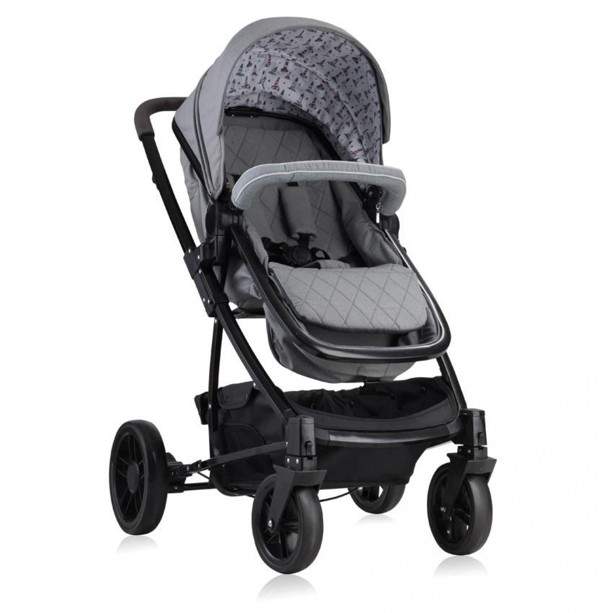 Carucior set 3 in 1 S500 Dark Grey - Lorelli 3