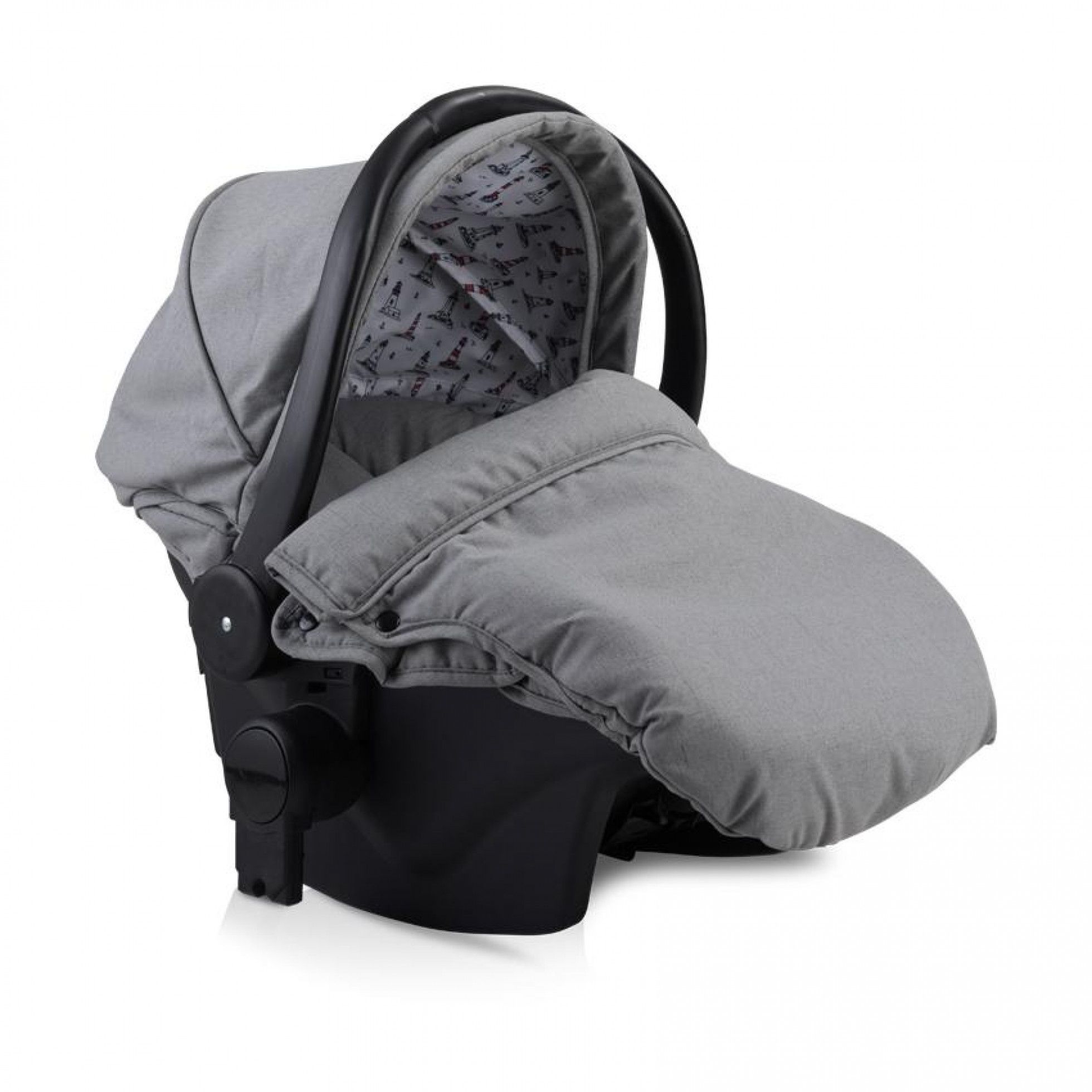 Carucior set 3 in 1 S500 Dark Grey - Lorelli 4
