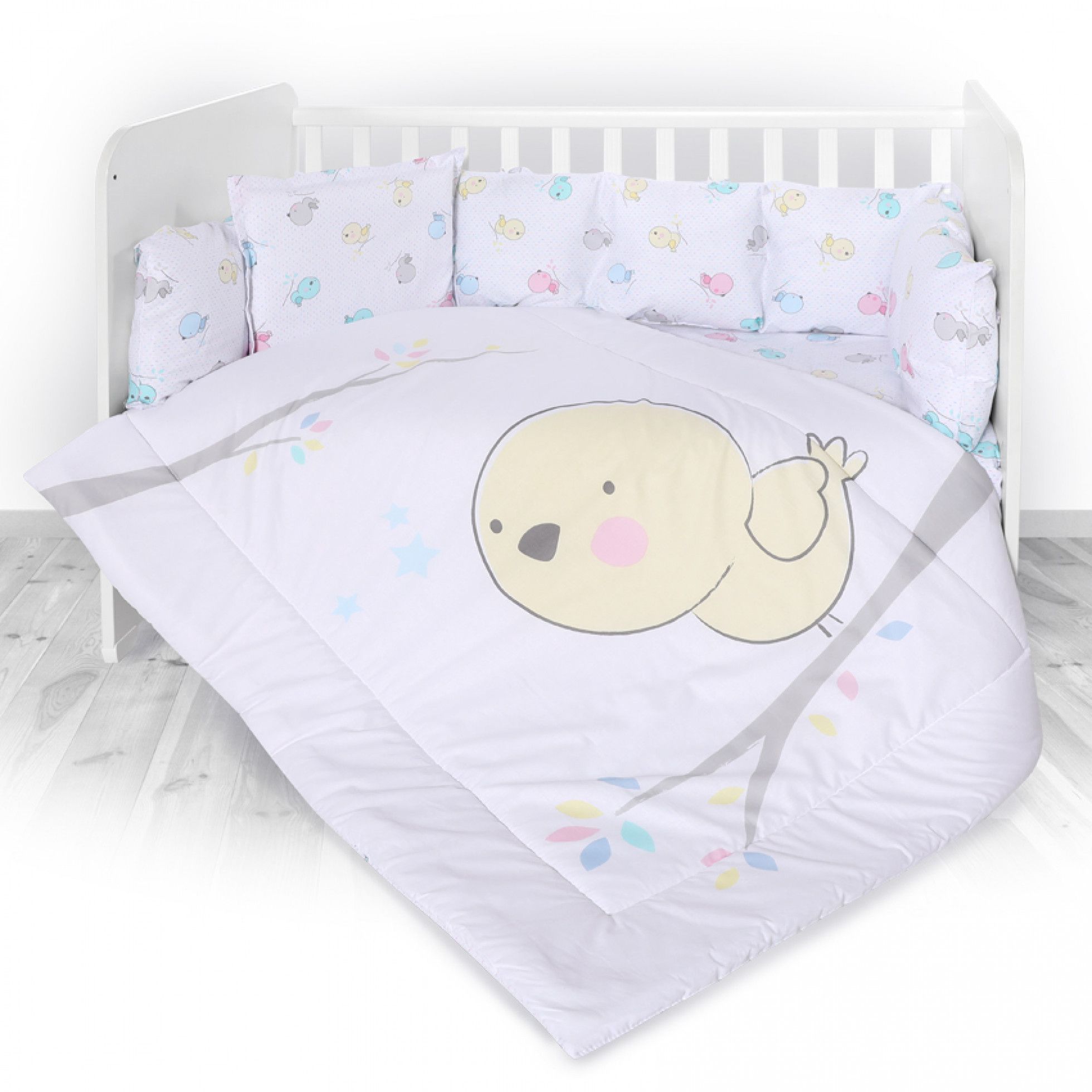 Set lenjerie de pat Lily 7 piese Chicken - Lorelli 1