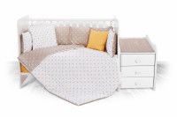 Set lenjerie de pat Trend Latte Crowns - Lorelli